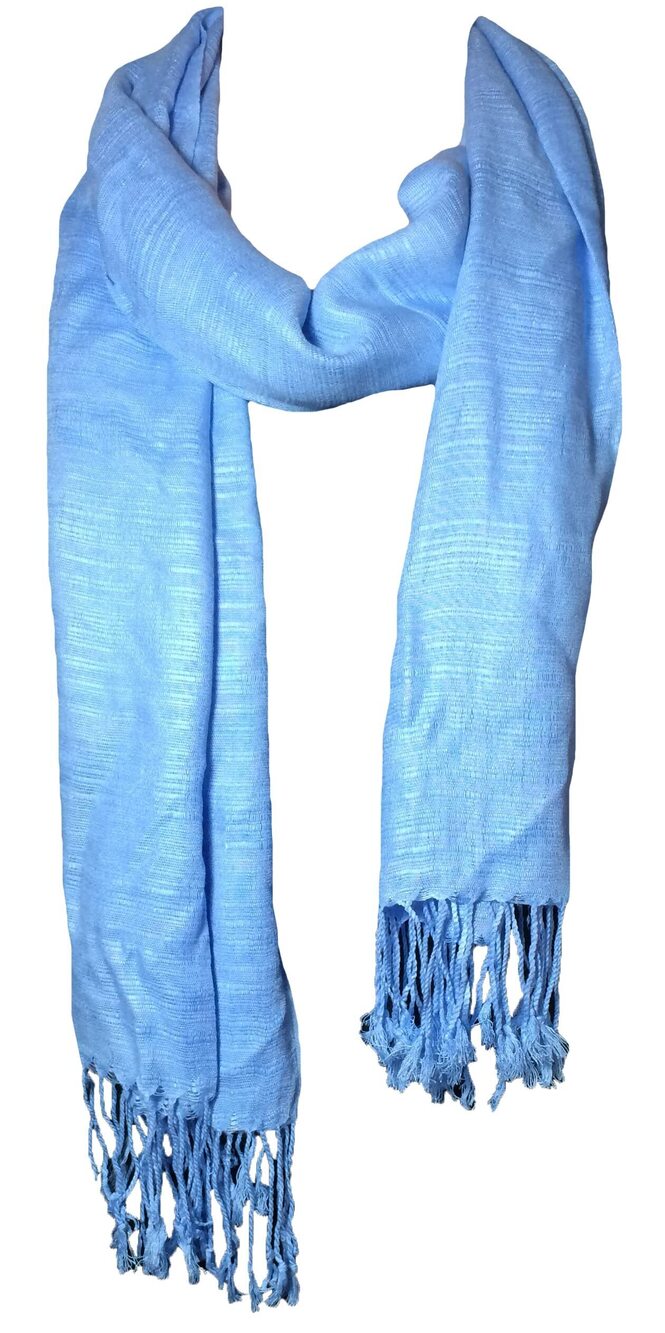 5203 100% Natural Pure Silk Scarf Solid Color Plain Scarves Soft Winter